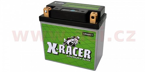 lithiová baterie 11 X-RACER 12V, 20A, 260 CCA, 0.83 kg,134x75x133 mm nahrazuje typy:(CBTX14AHL-BS, CBTX14L-BS, CB14L-A, 12N14-3A)